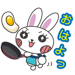 かわいいママうさぎの日常