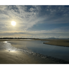 海岸景色　スタンプ３