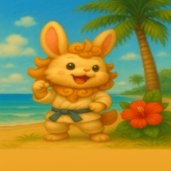 うさぎシーサーの沖縄方言4