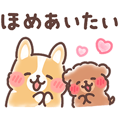 まるまるコーギー 褒めあいたい！