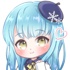 日常会話もできる雪街スタンプ