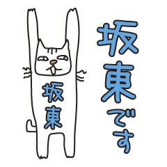 ばんざい猫 坂東用