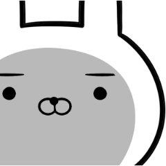 かなり使える☆うさぎスタンプ3☆かんたん