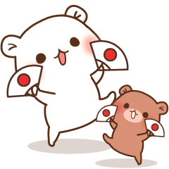 ゲスくま＆ちびくま【動く・省スペース】