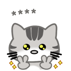 あめにゃんのカスタムスタンプ