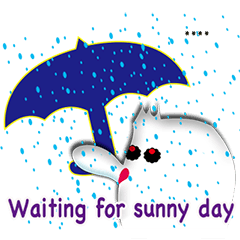 三匹の小さな幽霊(7J4)_カスタムスタンプ