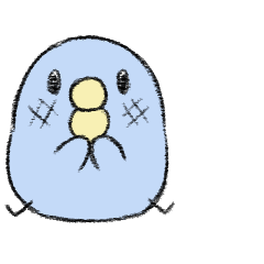 シュールなあおアヒル