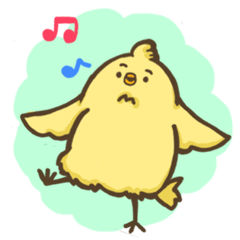 のんびりとりさんスタンプ