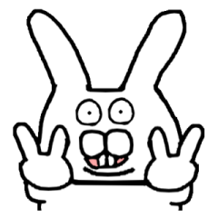 少し腹立つウサギ２