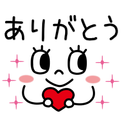 冬に使える♥顔文字風スタンプ