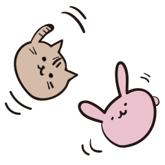 うさまんじゅう と ねこまんじゅう