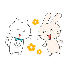 うさたんとねこたん