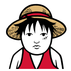 ONE PIECE×真顔くん。