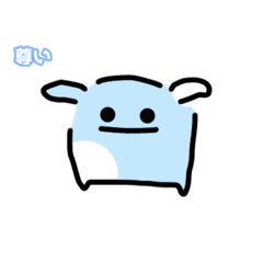 オタクな水色うさぎ.