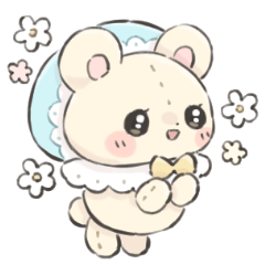 おしゃれなくまちゃん