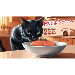 黒猫さんの優しい日常
