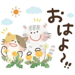 毎日つかえる♡前向きにっこり猫♡秋冬