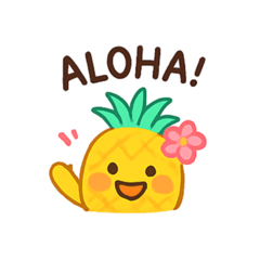 ハッピー　アロハ　パイナップル