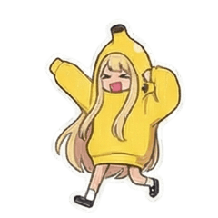 私はただのバナナの皮です！