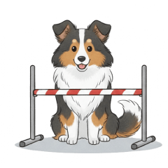 シェルティxドッグアジリティー44