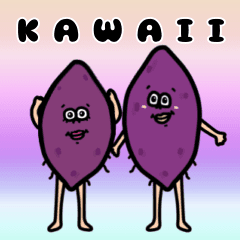 かわいくて使いやすい食べ物が動く文字無4