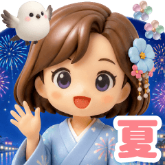 ふんわり3D女子の大人可愛い夏