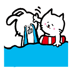 白いおともだち