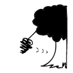 モノクロみのむし