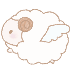 ひつじちゃん 【動くスタンプ】