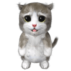 もふ猫もふう…動く！