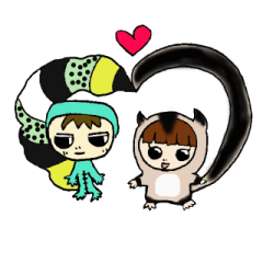 レオ太とモモコ