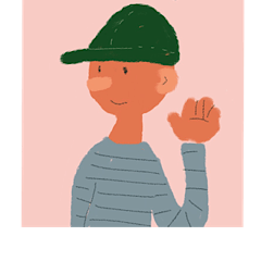 ポップな男の子と女の子達