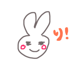 うさぎのわかってるよスタンプ