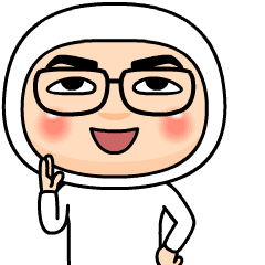 白タイツ58号★アバタースタンプ+メガネ