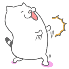 使える！太っちょ白猫