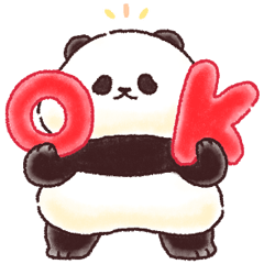 毎日使える♪ふんわりぱんだ