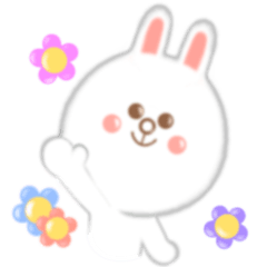 大きくて見やすい★モコフワ♡LINEフレンズ