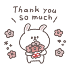 あいさつ◎ちびっこうさぎさん #3