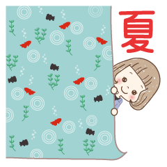 大人可愛い♡女の子の「夏♪」ひ〜んやり♪