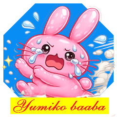 ゆみこばあばのぷっくりうさぎ