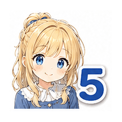 かわいい愛娘のスタンプ 第5弾