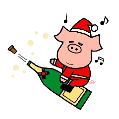 サンタのロースくん