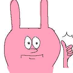 シュールうさぎくんスタンプ