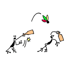 年末年始な黒蛙