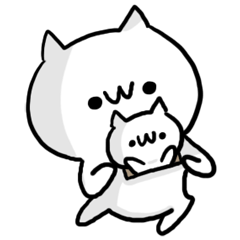 友達トークにぬこ出現