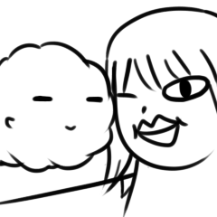 crazy girl and fantasy Pets