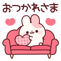 愛を届けるうさぎさん