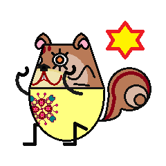 FUNNY FRIENDS (SQUIRREL)