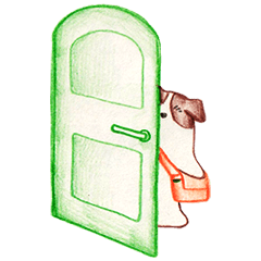 さんかくみみのいぬ