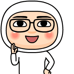 白タイツ01号★アバタースタンプ+メガネ